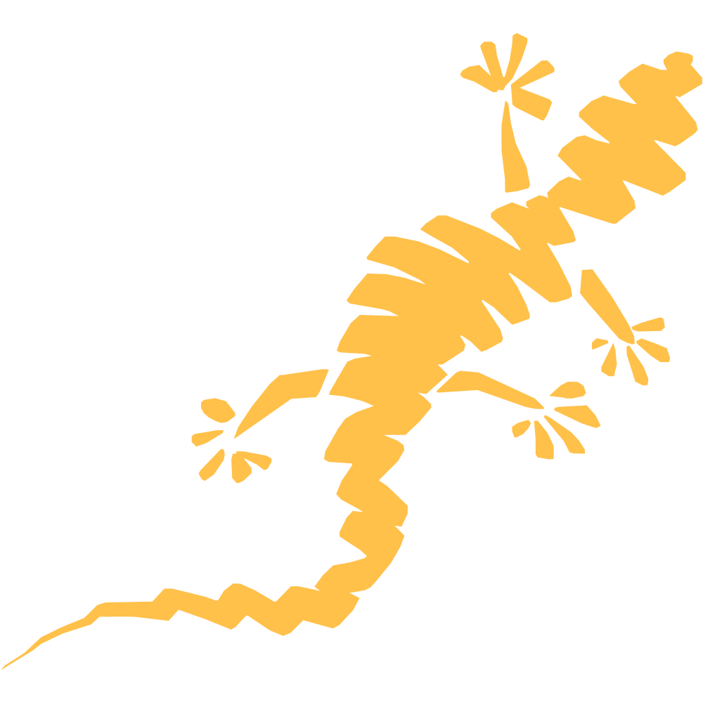 Elliot, der gelbe ZA-Gecko